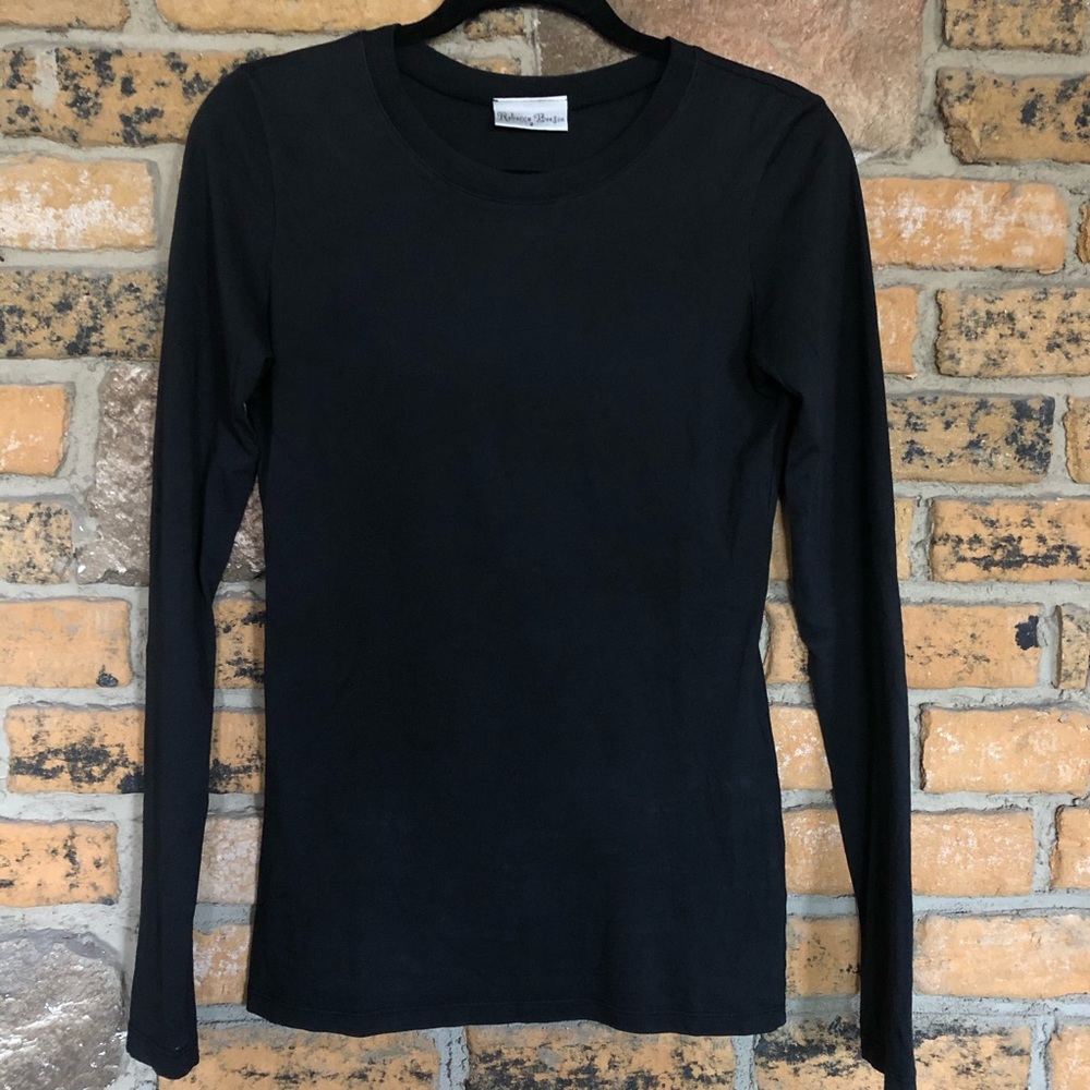 Black cotton Rebecca Beeson top
